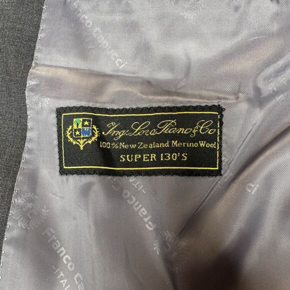 Loro Piana Franco Capucci New Zealand Merino Wool Super 130's Sports Coat Sz 48 - Picture 7 of 13